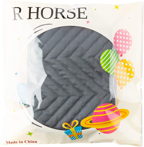 R HORSE 6Pcs Pot Holder for Kitchen Christmas Green Potholders with Pockets  Cotton Heat Resistant Potholder Terry Coaster Oven Mitts Hot Pads for