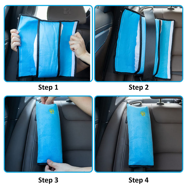 R ? HORSE 4Pack Seatbelt Pillow Car Seat Belt Covers for Kids Adjust Vehicle  Shoulder Pads Safety