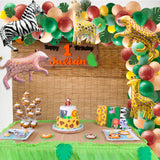 R HORSE 106Pcs Safari Animal Jungle Party Balloons Garland Arch Kit