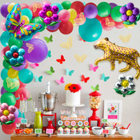 R HORSE 105Pcs Butterfly and Flower Balloons Garland Arch Kit