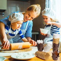 255Pcs Tulip Cupcake Liners Set Muffin Baking Cups Brown Cupcake Baking Liners Holders