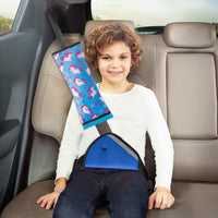 4Pack Seatbelt Pillow Car Seat Belt Covers for Kids, Unicorn Pattern Adjust Shoulder Pads Safety Belt Protector