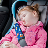 2Pack Car Seat Belt Covers, Animal Cartoon Pattern Adjust Vehicle Shoulder Pads Safety Belt Protector Soft Auto Seat Belt Strap Cover Headrest Neck Support for Children Baby