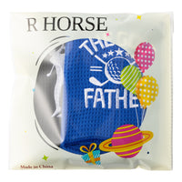 R HORSE 2Pcs Funny Golf Towel Gift for Dad, Golf Towels for Men Microfiber Embroidered Golf Towels with Clip, Best Dad by Par Golf Towel Father's Day Birthday Gift for Dad Grandpa Golf Fan