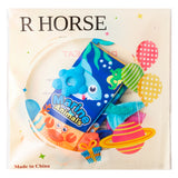 R HORSE Soft Cloth Books Teething Toy Set