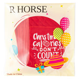 R HORSE 6Pcs Funny Pot Holders Set Christmas Pocket Pot Holders