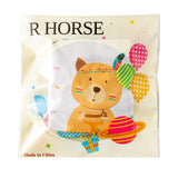 R HORSE 5Pcs Short Sleeved Bib for Babies Toddlers Waterproof Sleeved Bib