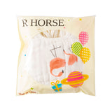 R HORSE 6Pcs Muslin Baby Drooling Bibs Adjustable Halter Neck Newborn Teething