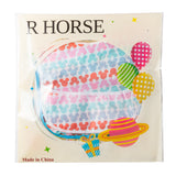 R HORSE 5Pcs Baby Bibs Set Feeding Bibs Infants Waterproof Bibs with Crumb Catcher Pocket