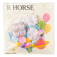 R HORSE 5Pcs Pastel Rainbow Maternity Sash Set Mom to Be & Dad to Be Corsage Pink Blue Wreath Pregnancy