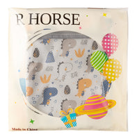R HORSE 2Pcs Cloth Diaper Wet Dry Bags Cactus Dinosaur Pattern Waterproof Reusable Baby Diaper Bag