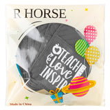 R HORSE 6Pcs Teacher Appreciation Gift for Women Funny Inspire Pot Holders Set Thank You Present