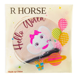 R HORSE Baby Birth Announcement Sign with Maker Pen