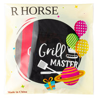 R HORSE 6Pcs Funny Barbecue Theme Pot Holders Set