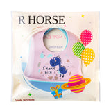 R HORSE 3Pcs Silicone Baby Bibs Set
