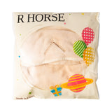 R HORSE 4Pcs Beige Hand Towels with Hanging Loops Absorbent Coral Fleece